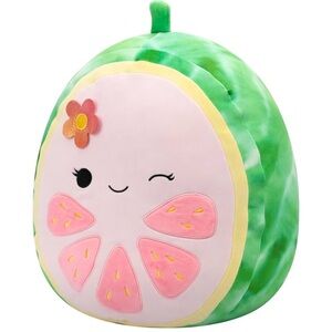 Squishmallows Official Kellytoy Lena The Guava Tropical Fruit Soft Plush NWT